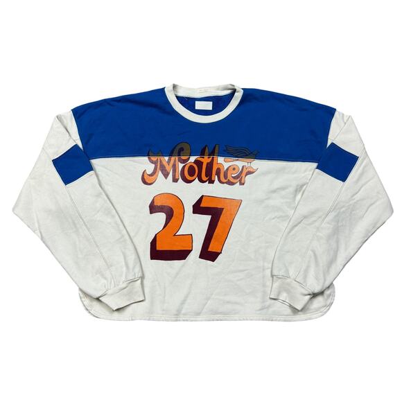 Mother The Champ Pullover in Mother 27 Retro Sweatshirt Women's Medium - Picture 1 of 11